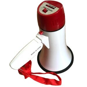 MegaPhone Dave & Busters Compact Portable & Powerful LED Siren Volume Control